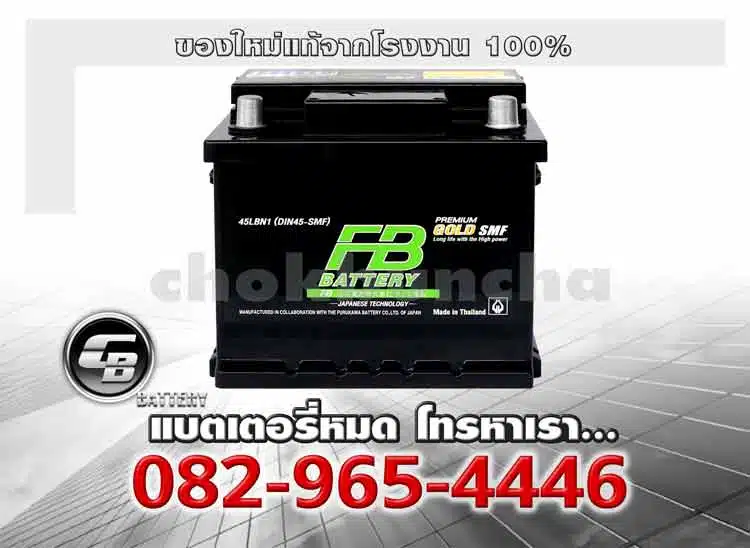 FB Battery 45LBN1 L Din45 Lbn1 Premium Gold SMF Genuine