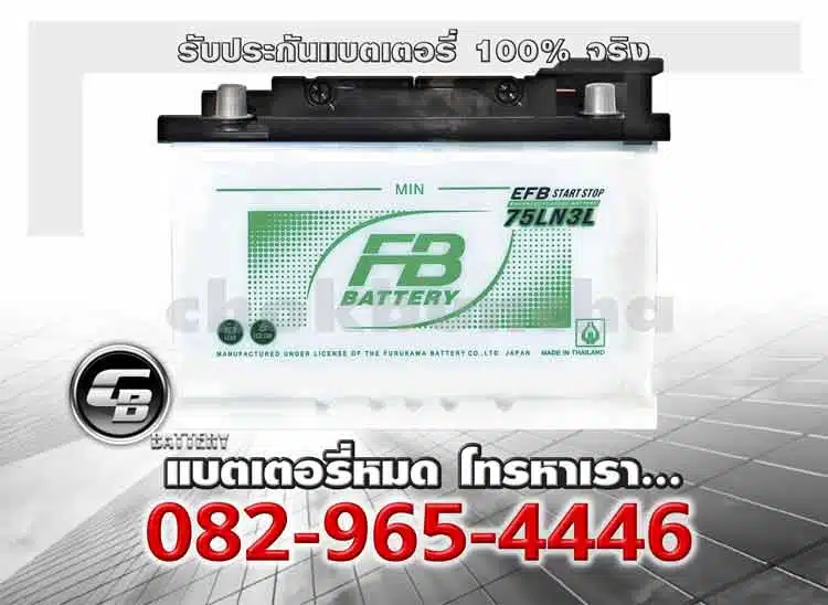 FB Battery EFB 75Ln3 L DIN75L Ln3 MF Battery warranty