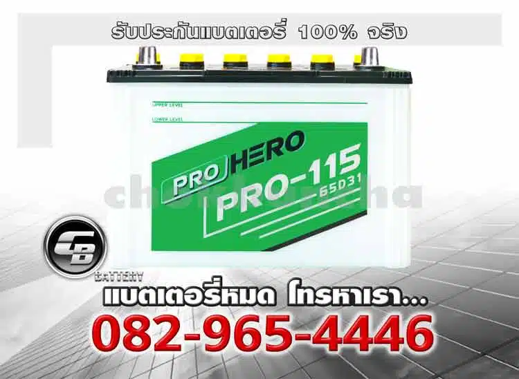 FB Battery Pro Hero Hybrid Pro115L 65D31L Battery warranty