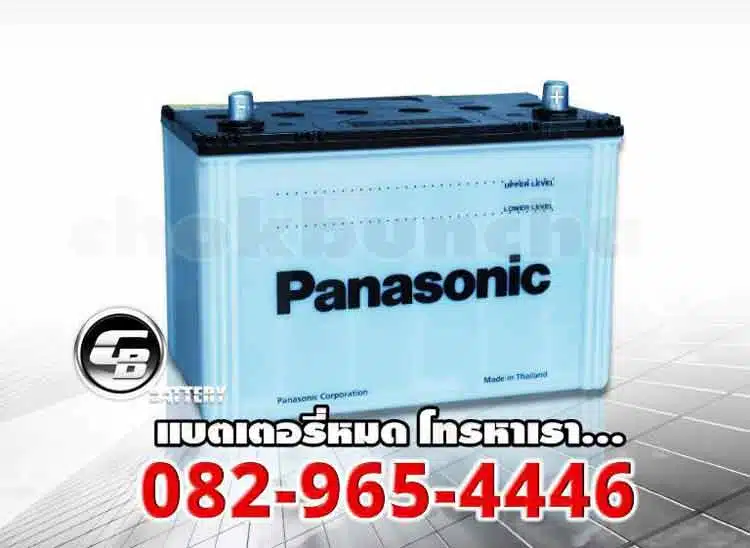 แบตเตอรี่ Panasonic P7 115L side