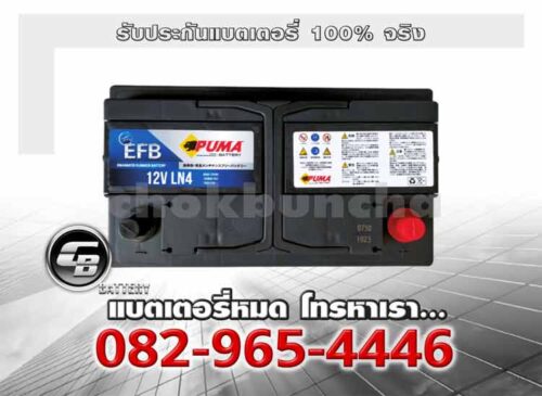 Puma Battery EFB LN4 SMF DIN86 Battery warranty