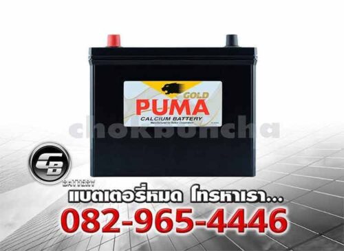 Puma แบตเตอรี่ 55B24L PG75L SMF Front