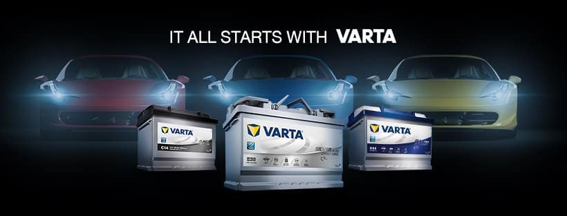 Varta battery group car