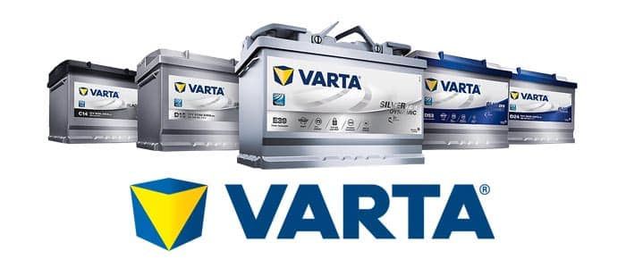 ราคาแบตเตอรี่รถยนต์ Varta Battery Group